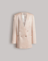 Veste en cady avec manches cape - Beige