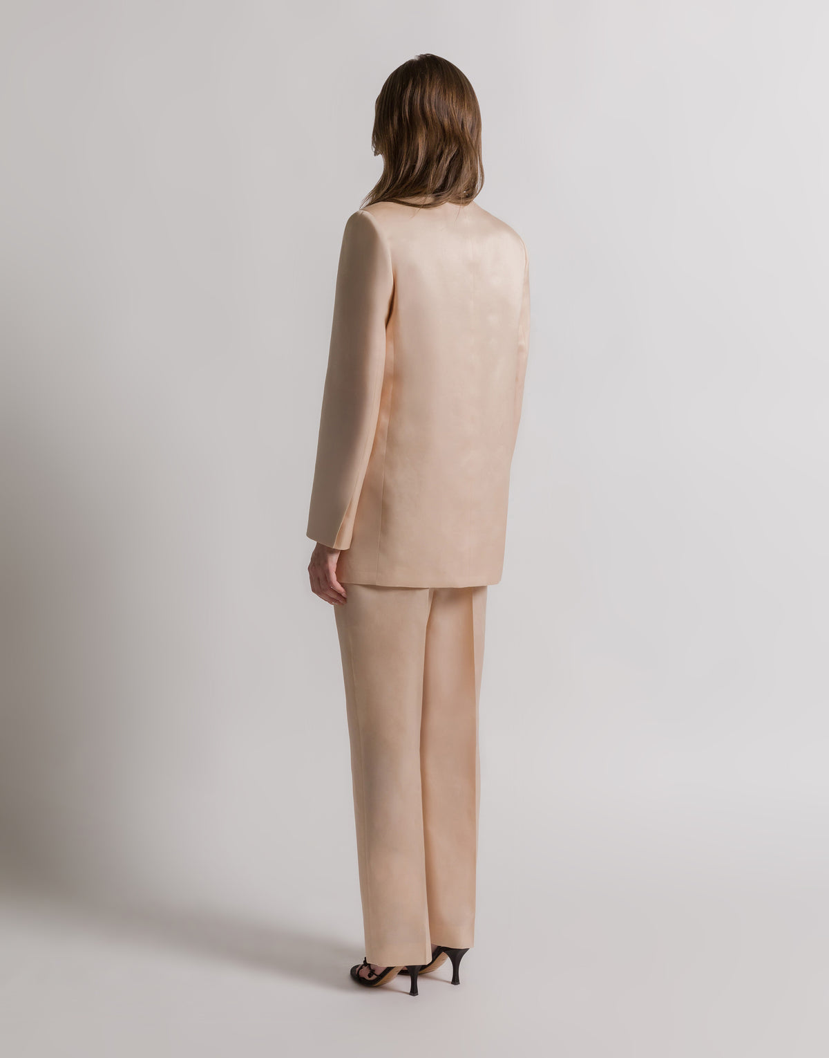 Veste en cady avec manches cape - Beige