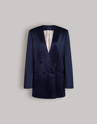 Veste en cady avec manches cape - Blue