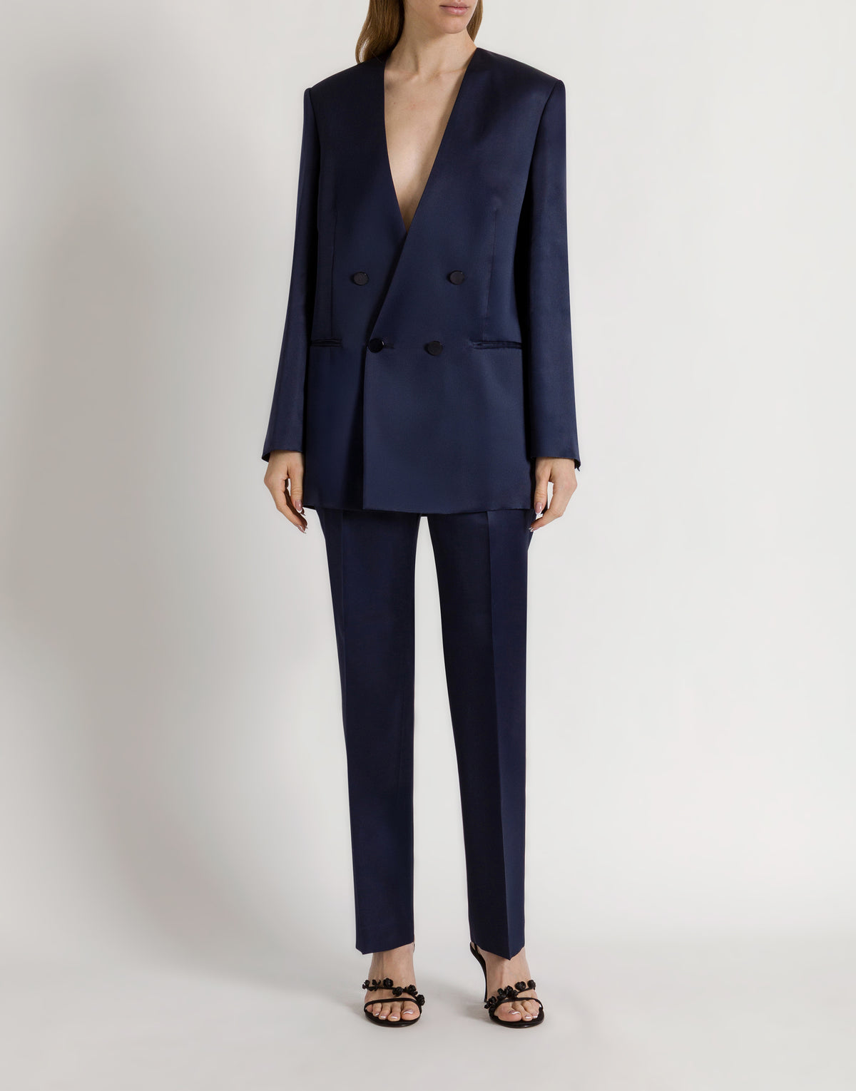 Veste en cady avec manches cape - Blue