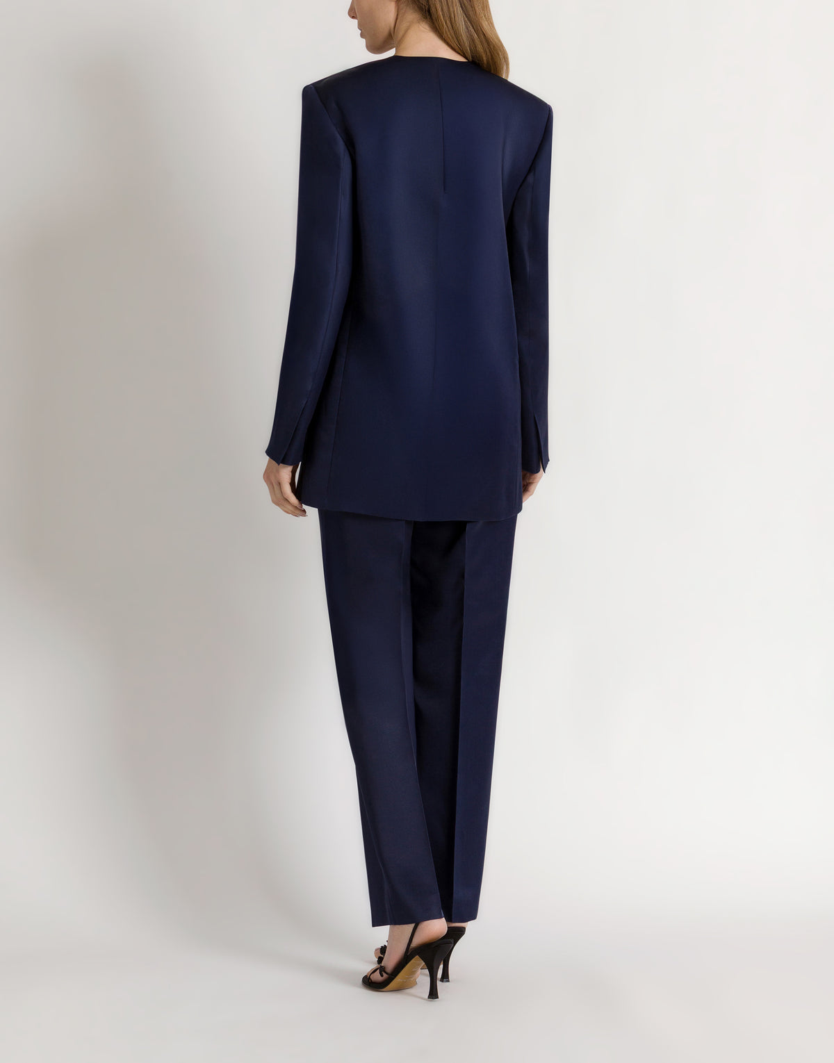 Veste en cady avec manches cape - Blue