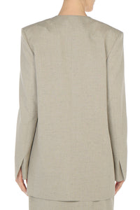 Veste en tweed à double boutonnage - Light beige