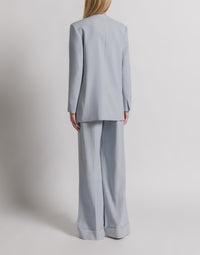 Veste en tweed à double boutonnage - Light blue