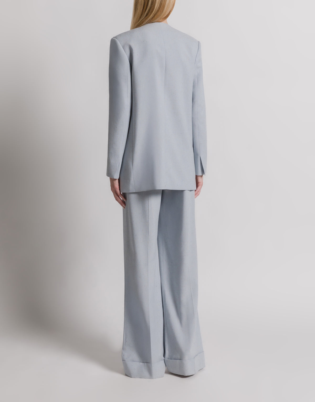 Veste en tweed à double boutonnage - Light blue