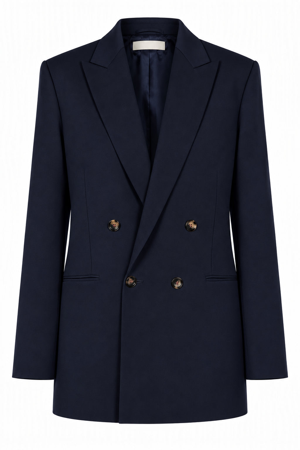 Blazer en laine tropicale à double boutonnage - Blue