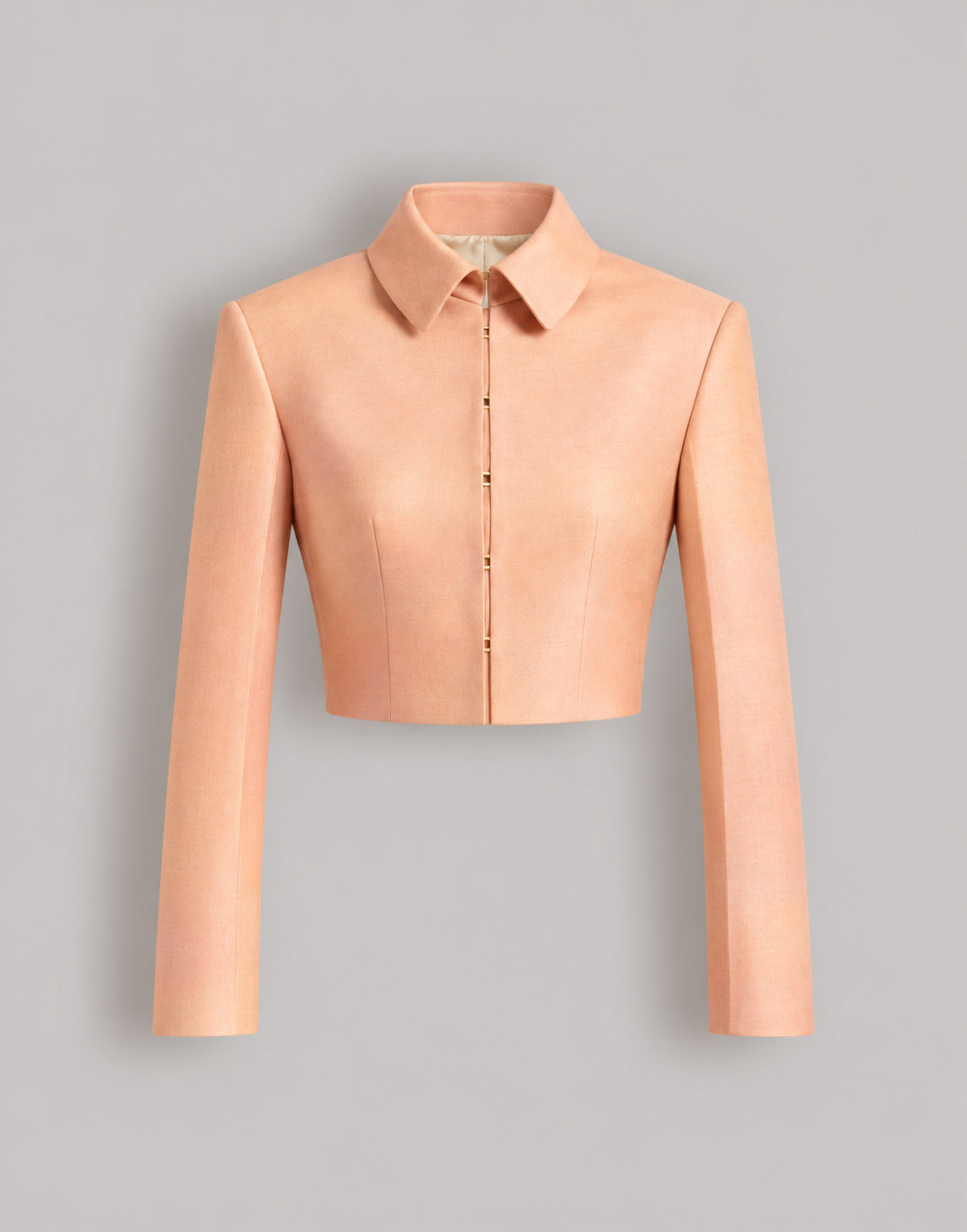 Veste courte en laine Tropical  - Pink
