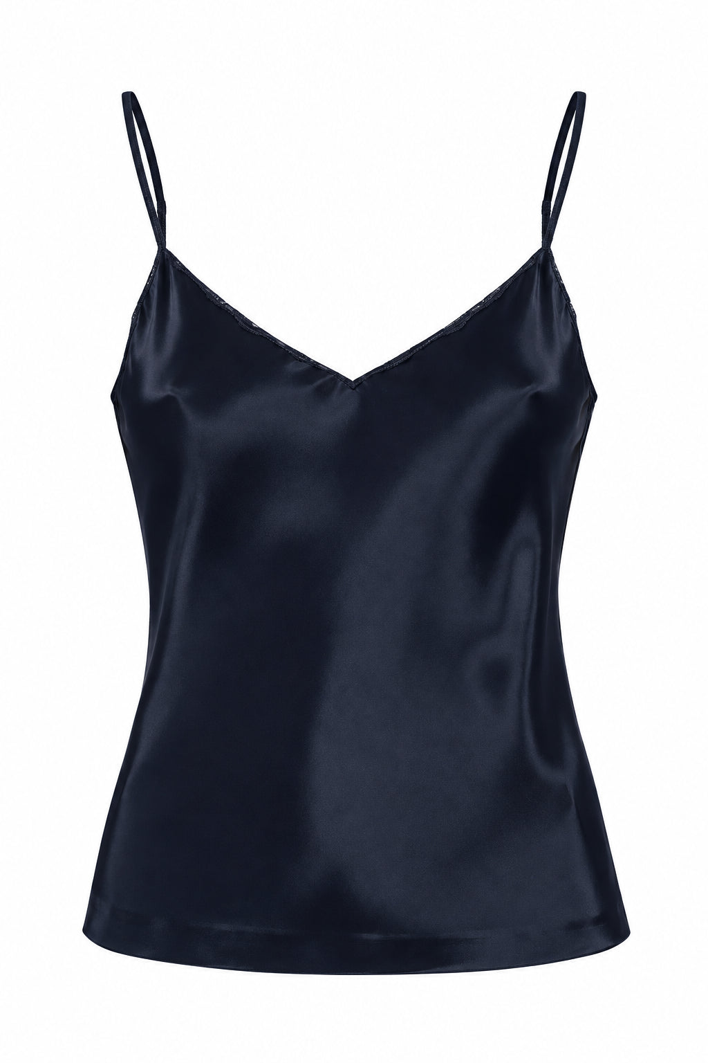 Top Caraco Satiné - Blue