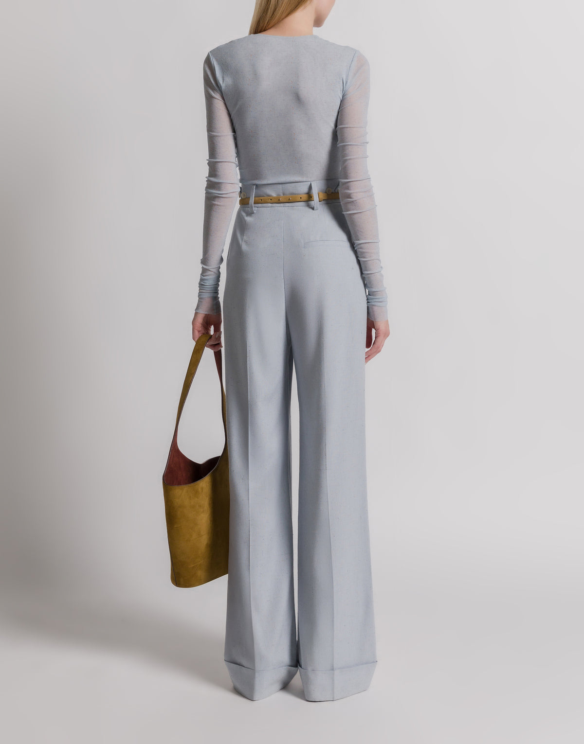 Body en tulle imprimé - Light blue