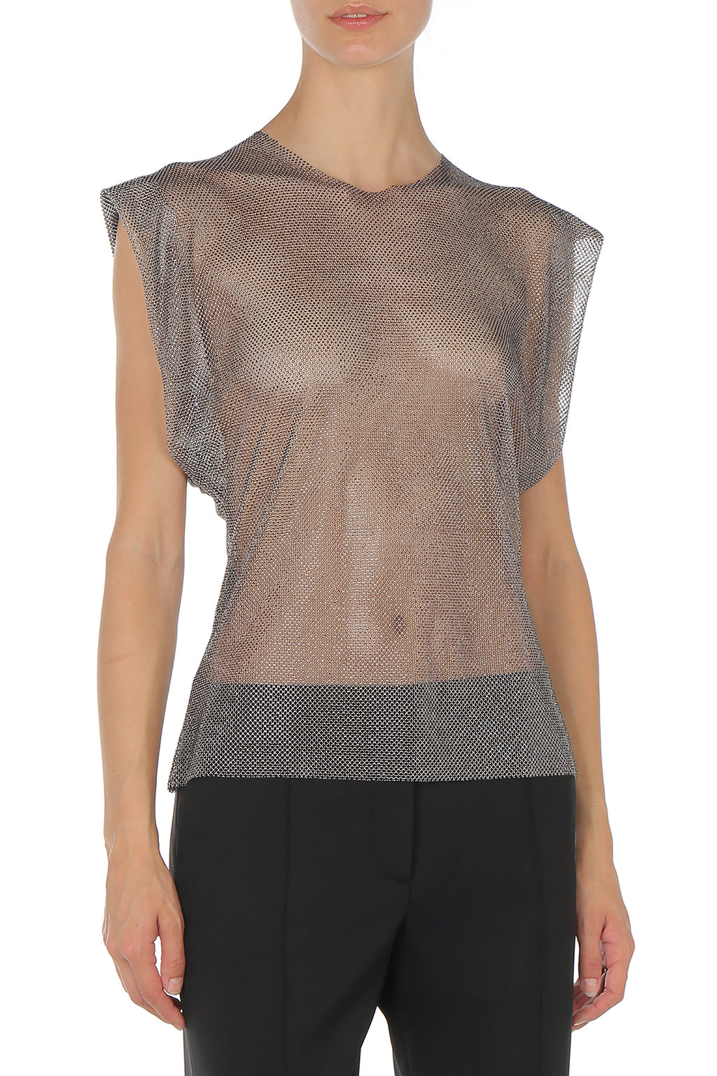 Haut micro-rhinestone - Silver