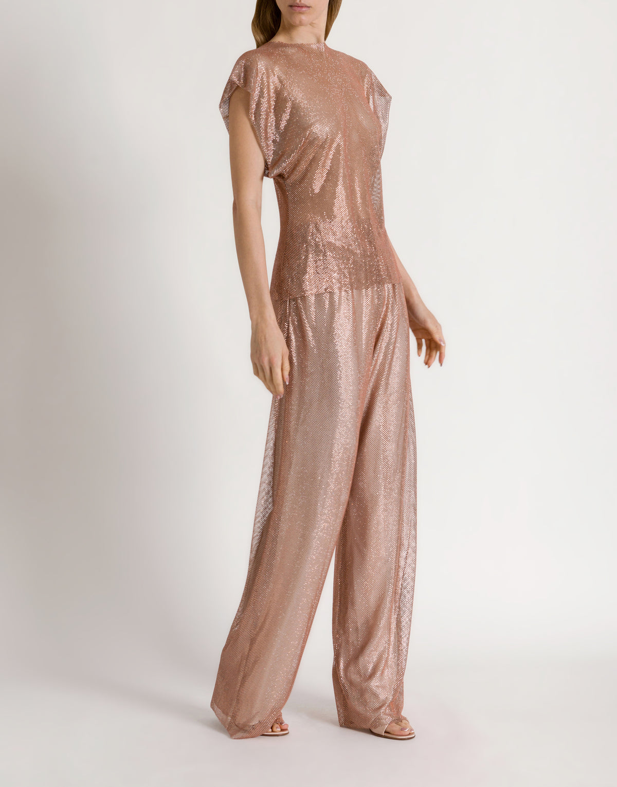 Haut micro-rhinestone - Pink