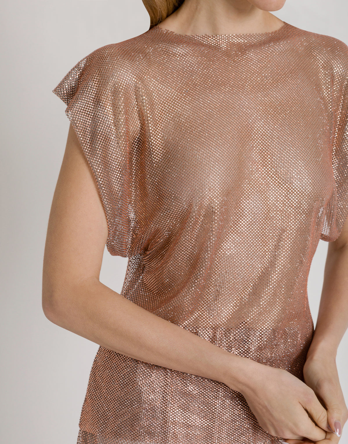 Haut micro-rhinestone - Pink