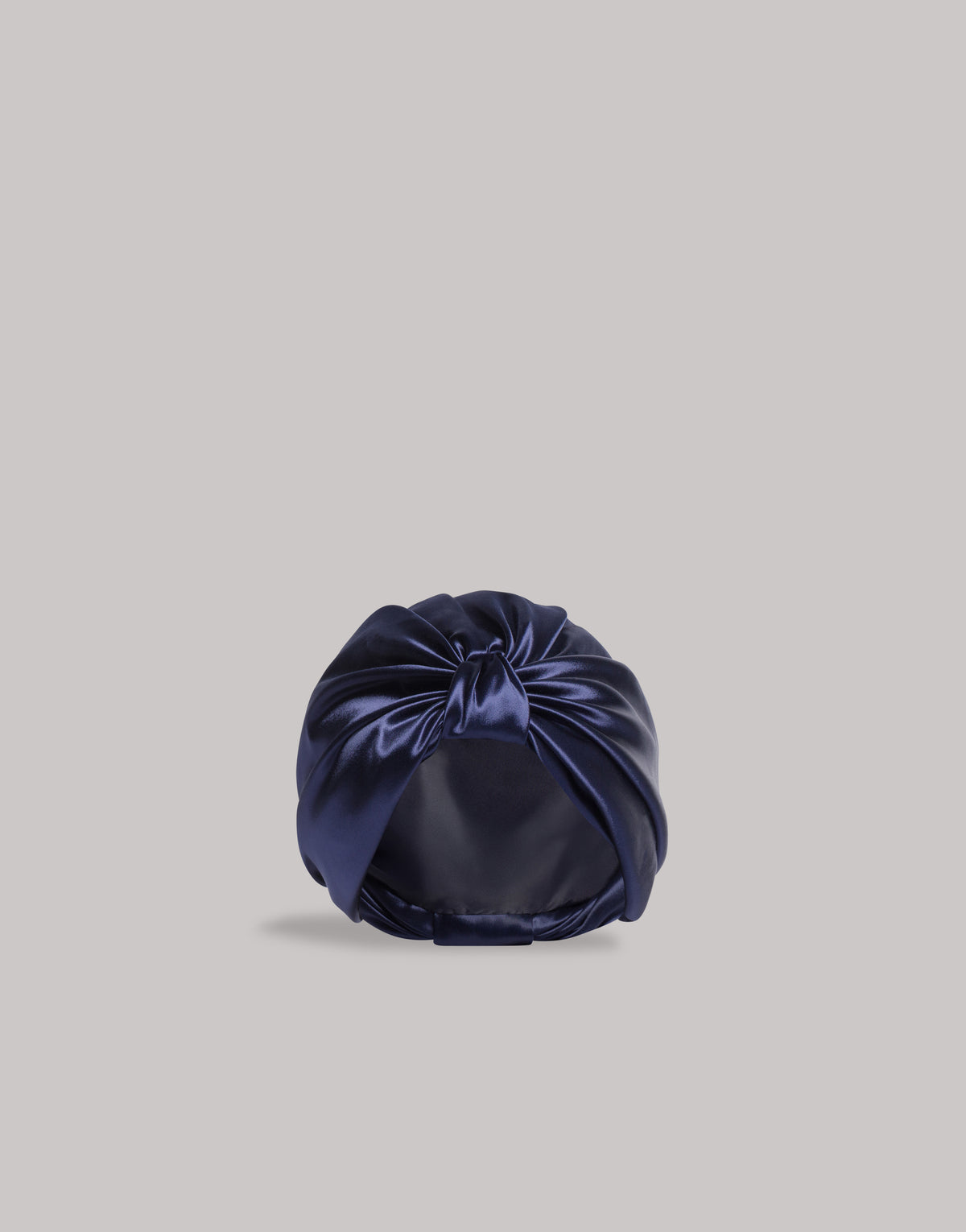 Turban en satin brillant - Blue
