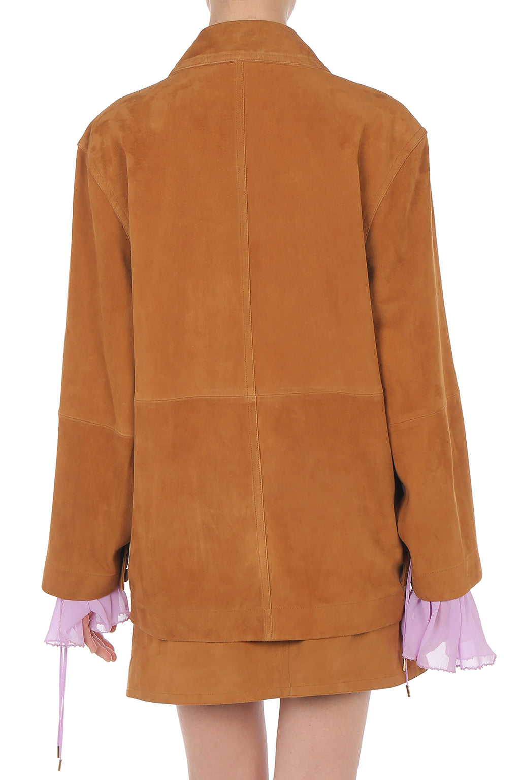 Veste en daim - Brown Orange
