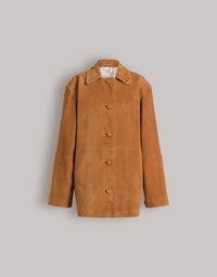 Veste en daim - Brown Orange