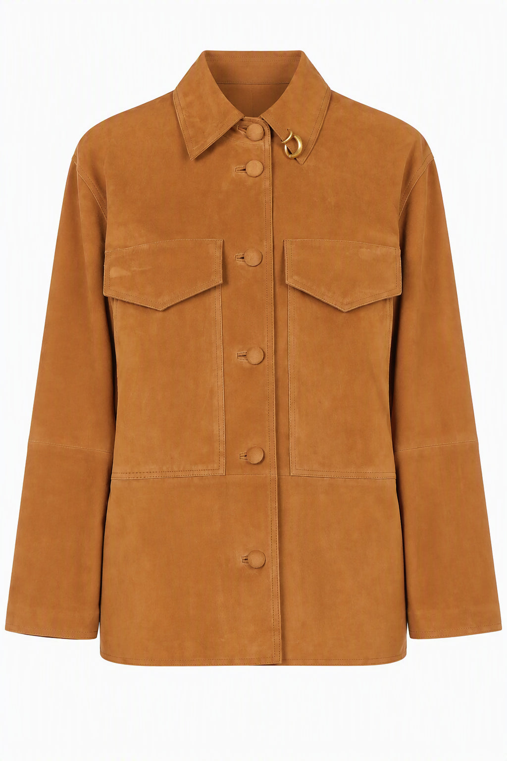 Surchemise en Daim - Brown Orange
