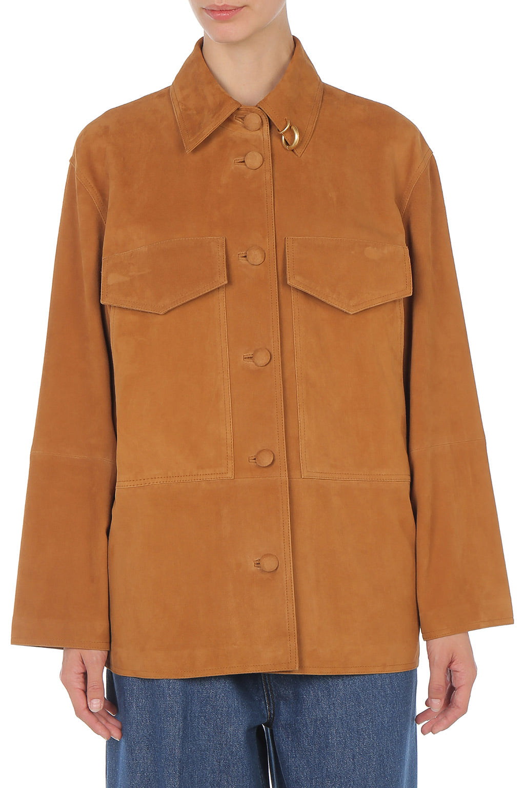 Surchemise en Daim - Brown Orange