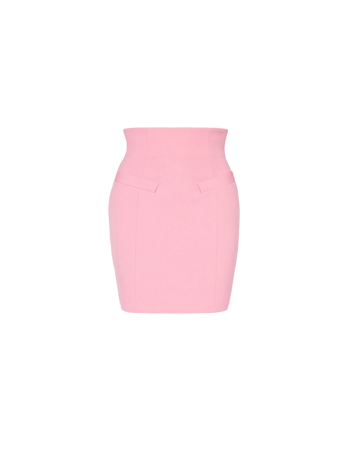 Wool midi skirt - Pink