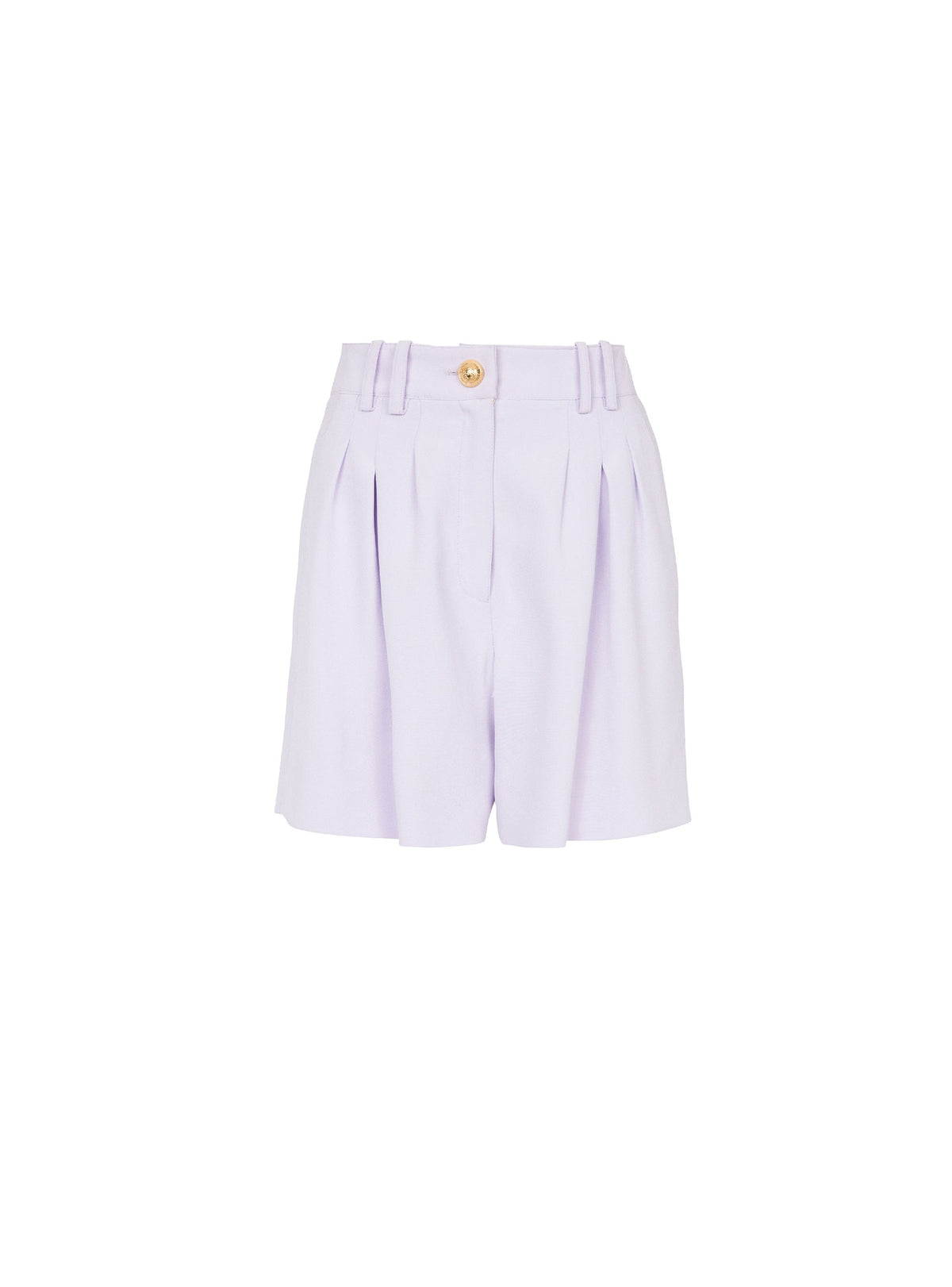 Short évasé en crêpe - Lilas clair