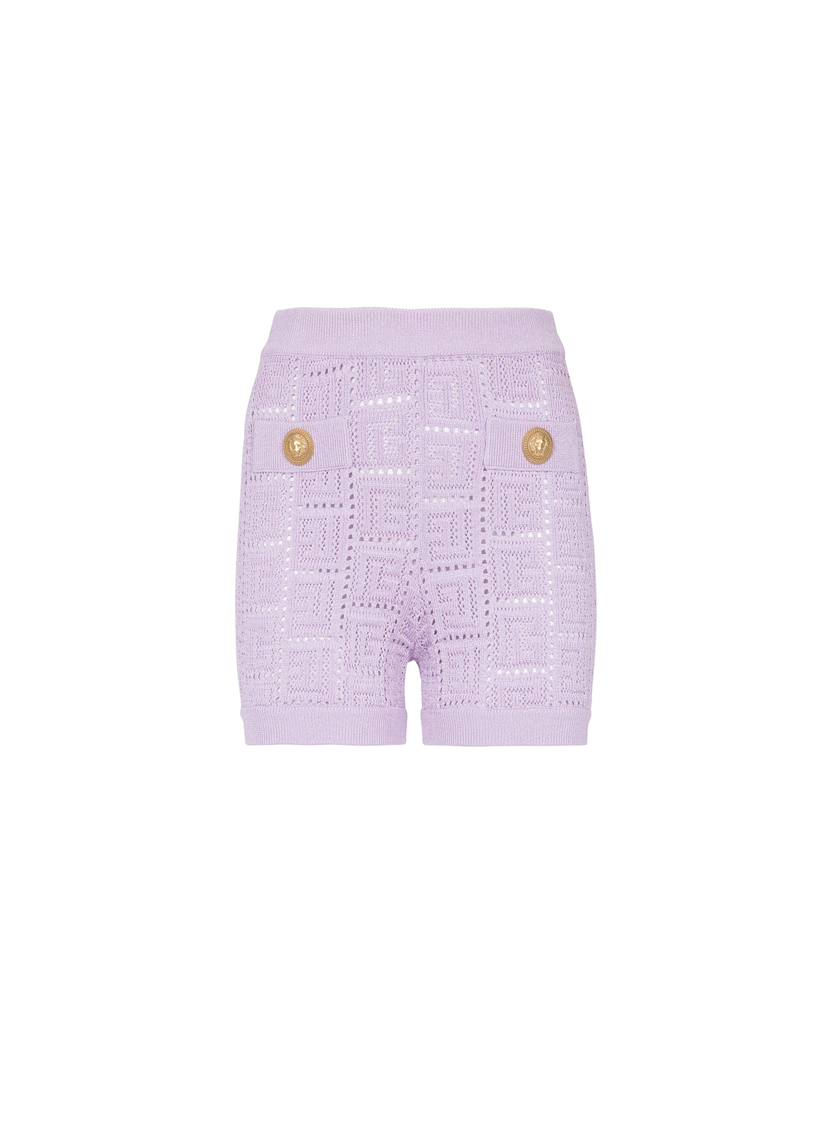Short à monogramme en maille - Parme