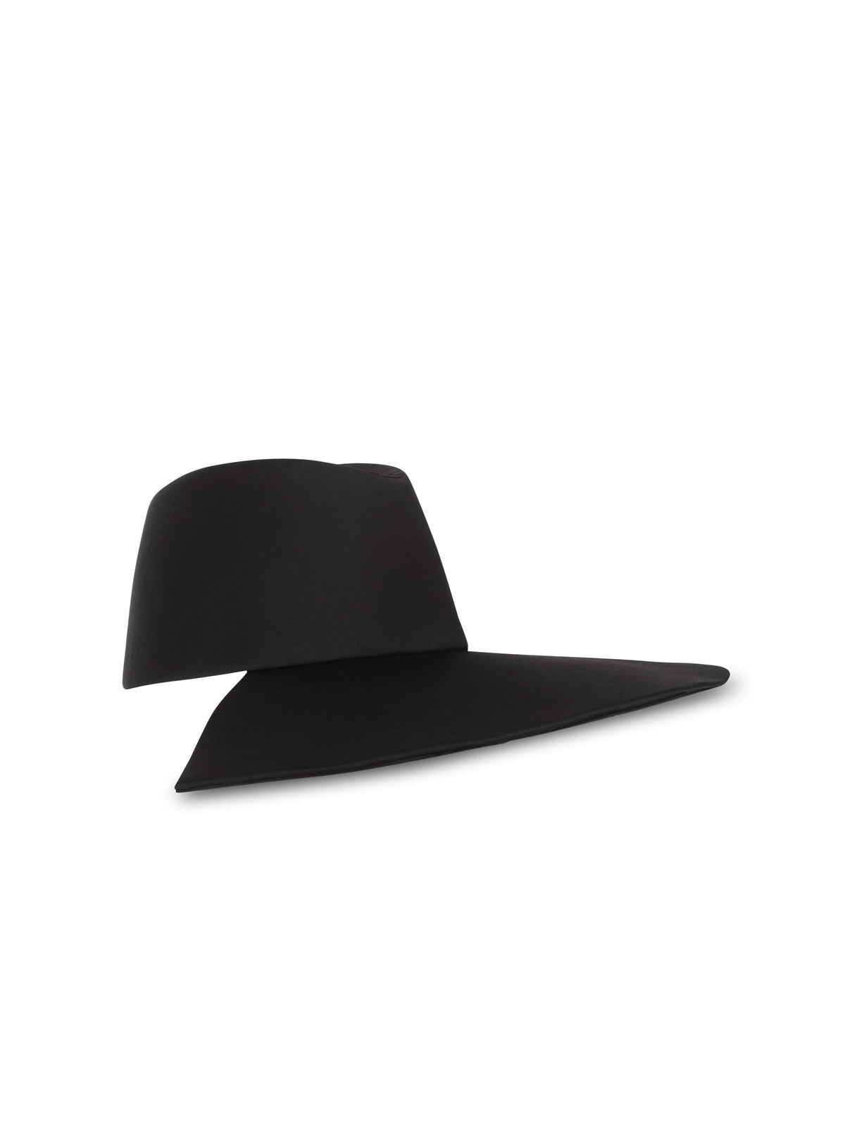 Chapeau en satin - Noir