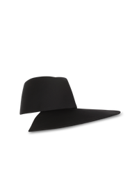 Chapeau en satin - Noir