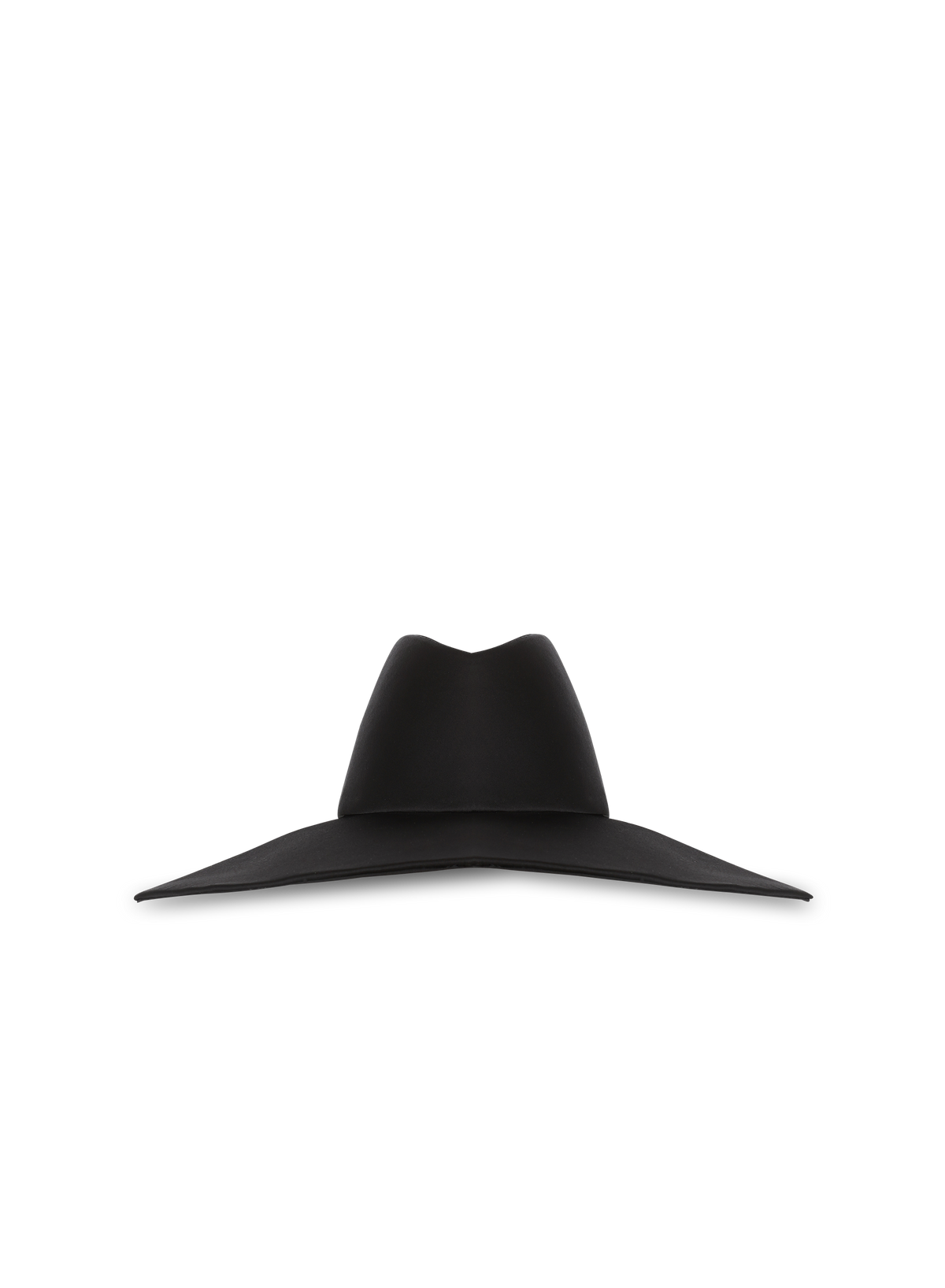 Chapeau en satin - Noir