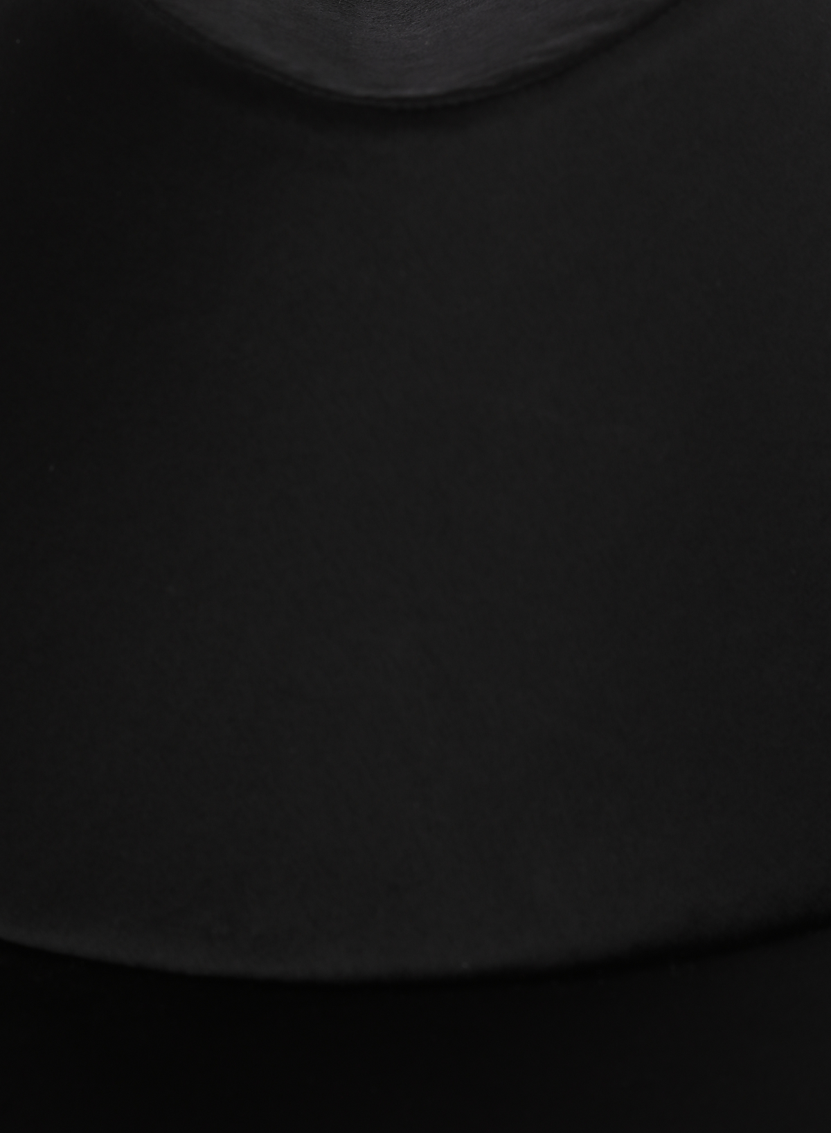 Chapeau en satin - Noir