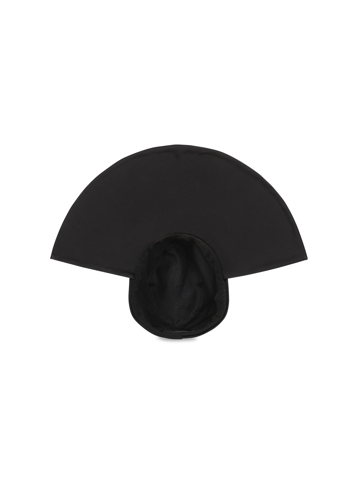 Chapeau en satin - Noir