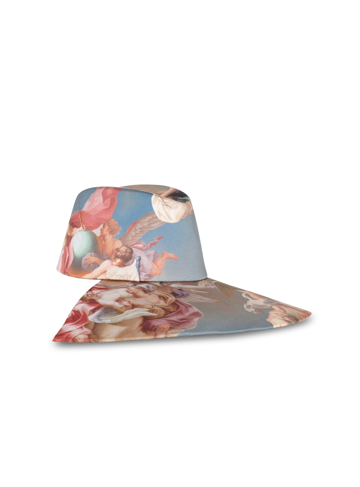 Chapeau imprimé ciel - Bleu & Multico