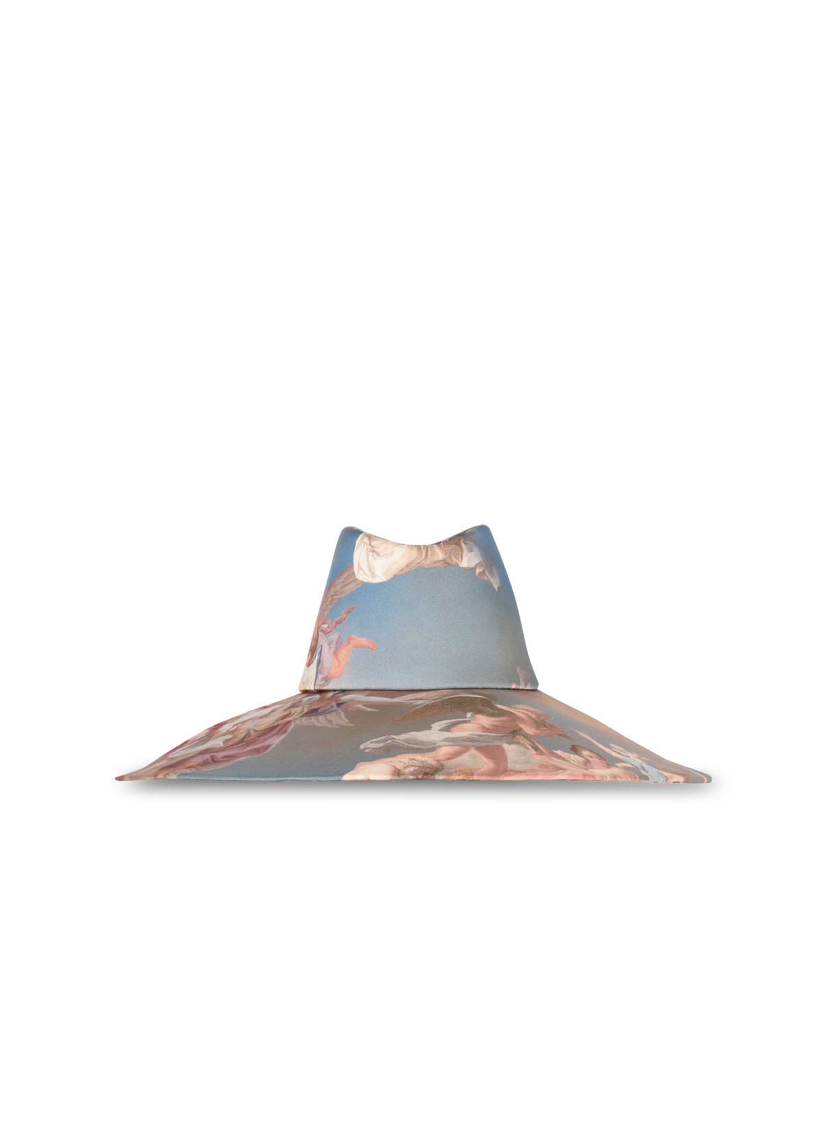 Chapeau imprimé ciel - Bleu & Multico