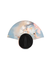 Chapeau imprimé ciel - Bleu & Multico