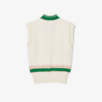 Pull ajusté sans manches en laine - Laponie & Multicolor