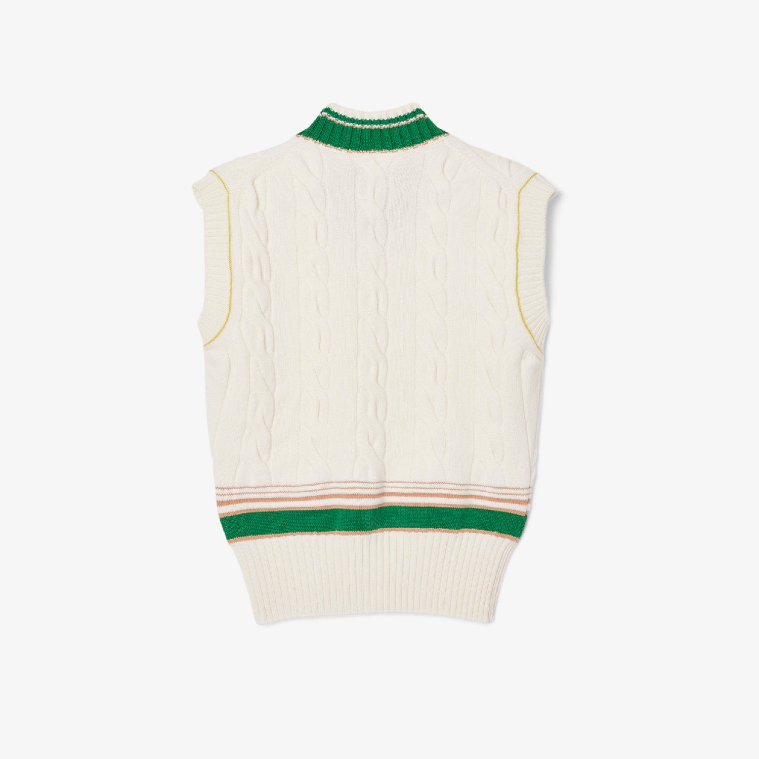 Pull ajusté sans manches en laine - Laponie & Multicolor