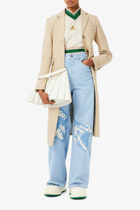 Pull ajusté sans manches en laine - Laponie & Multicolor
