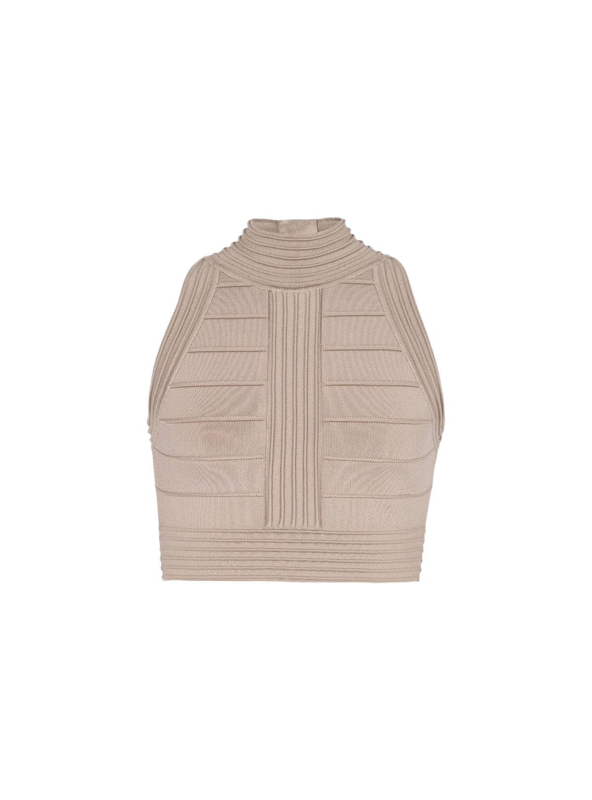 Top court sans manches - Sable