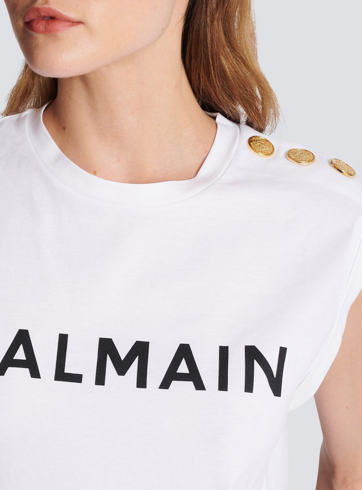 Logo print T-shirt - White & Black