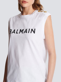 Logo print T-shirt - White & Black
