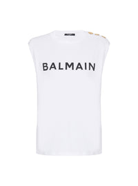 Logo print T-shirt - White & Black