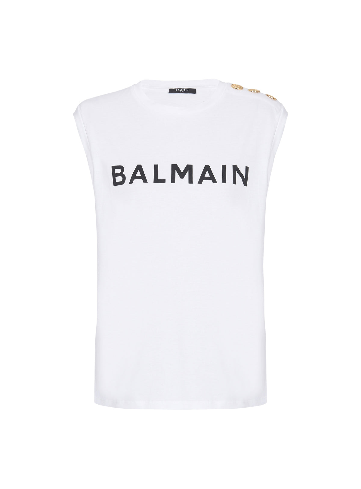 Logo print T-shirt - White & Black