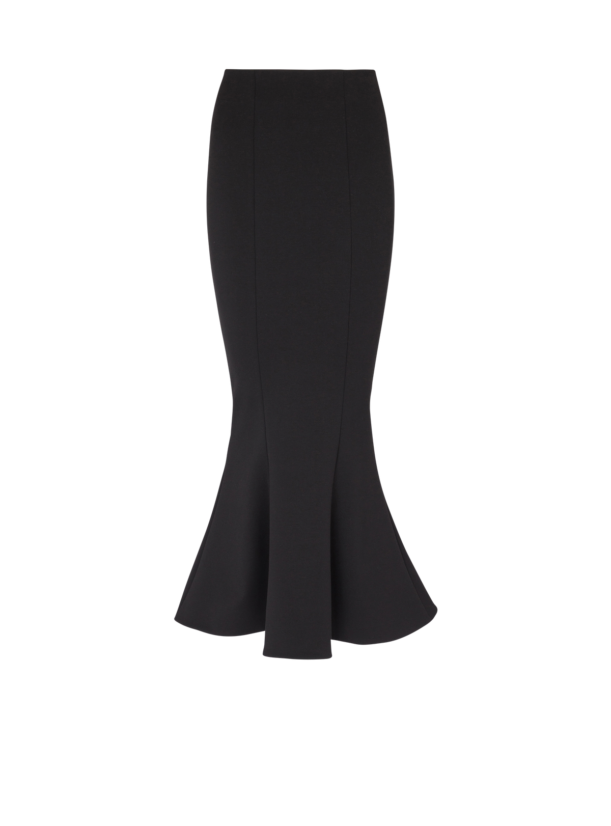 Jupe midi en grain de poudre - Noir