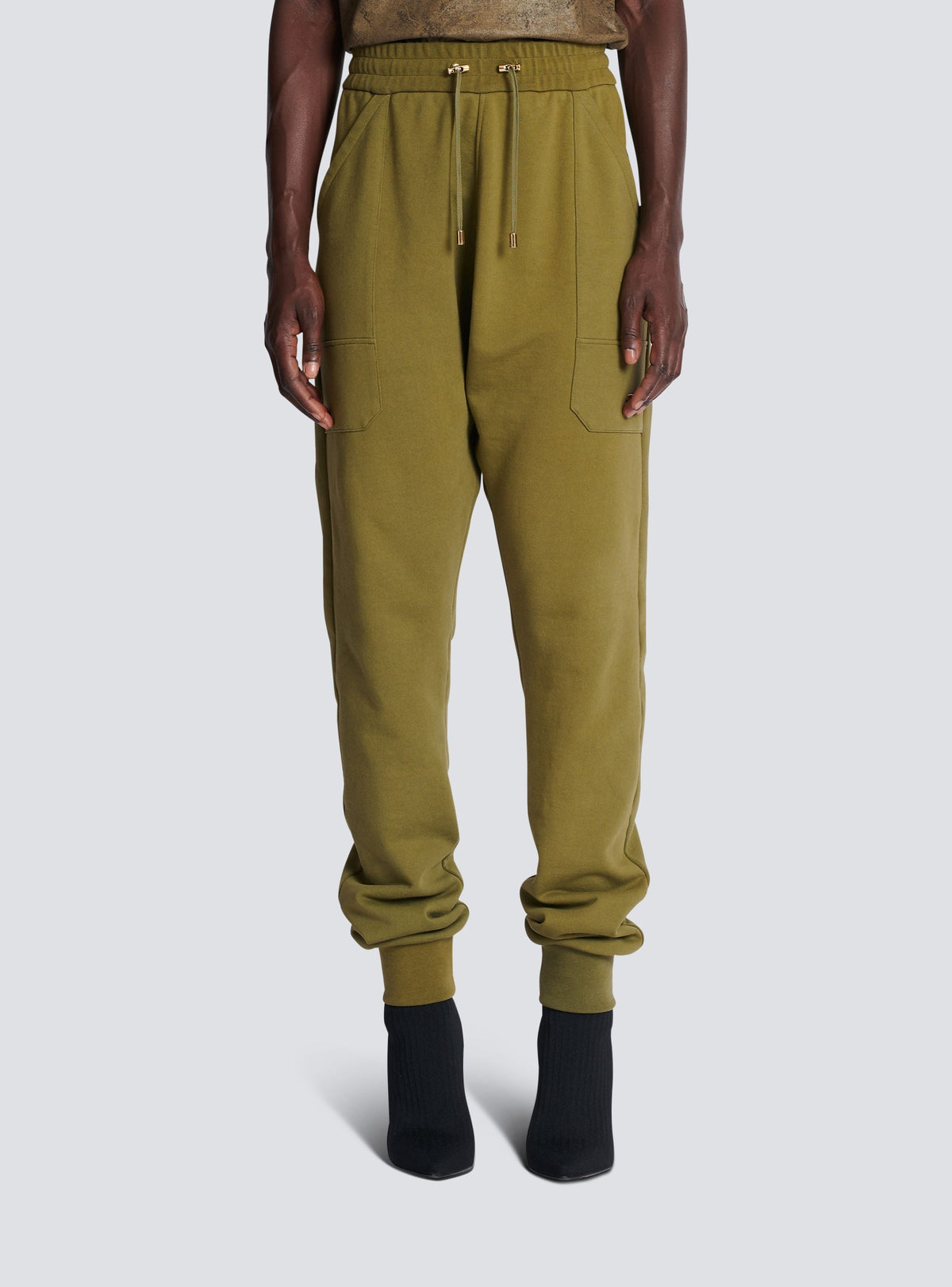Pantalon de jogging en coton éco-responsable - Bleu Foncé