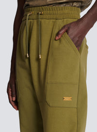 Pantalon de jogging en coton éco-responsable - Bleu Foncé