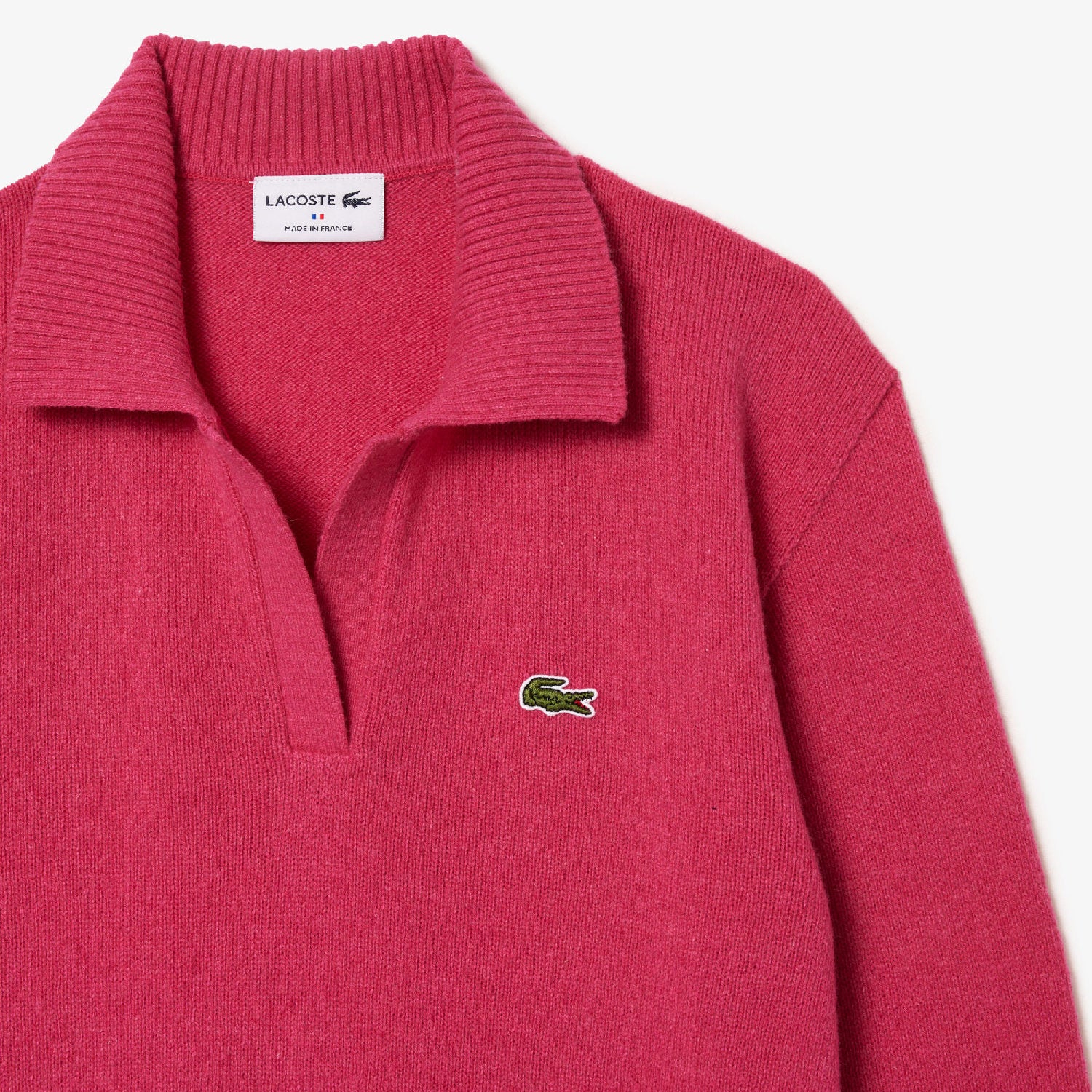 Cashmere and wool seamless polo-neck jumper - Spinelle