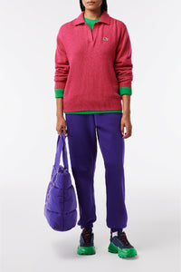 Cashmere and wool seamless polo-neck jumper - Spinelle