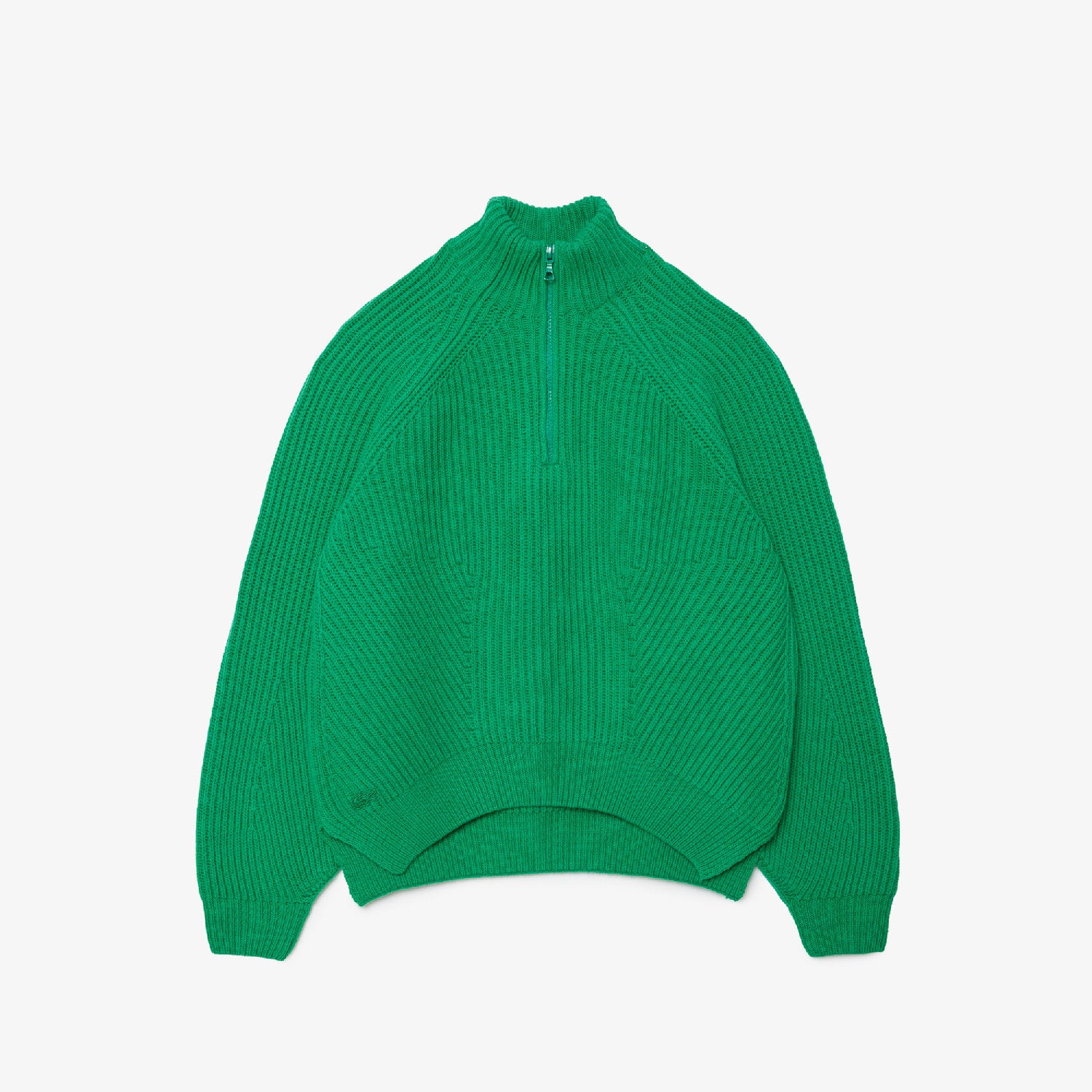 Pull à col zippé en laine - Fluorine