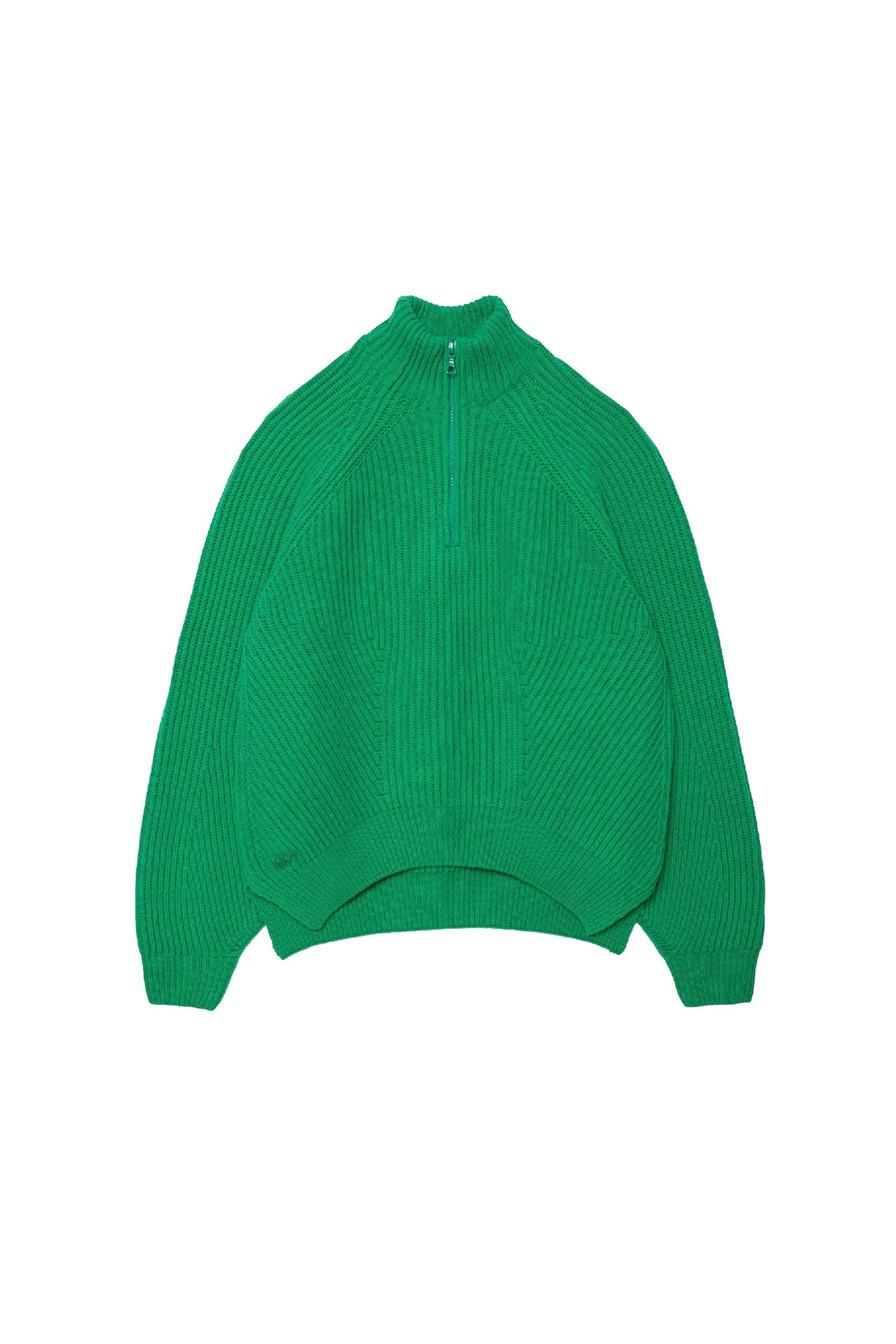 Pull à col zippé en laine - Fluorine