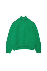 Pull à col zippé en laine - Fluorine