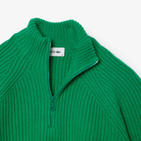 Pull à col zippé en laine - Fluorine