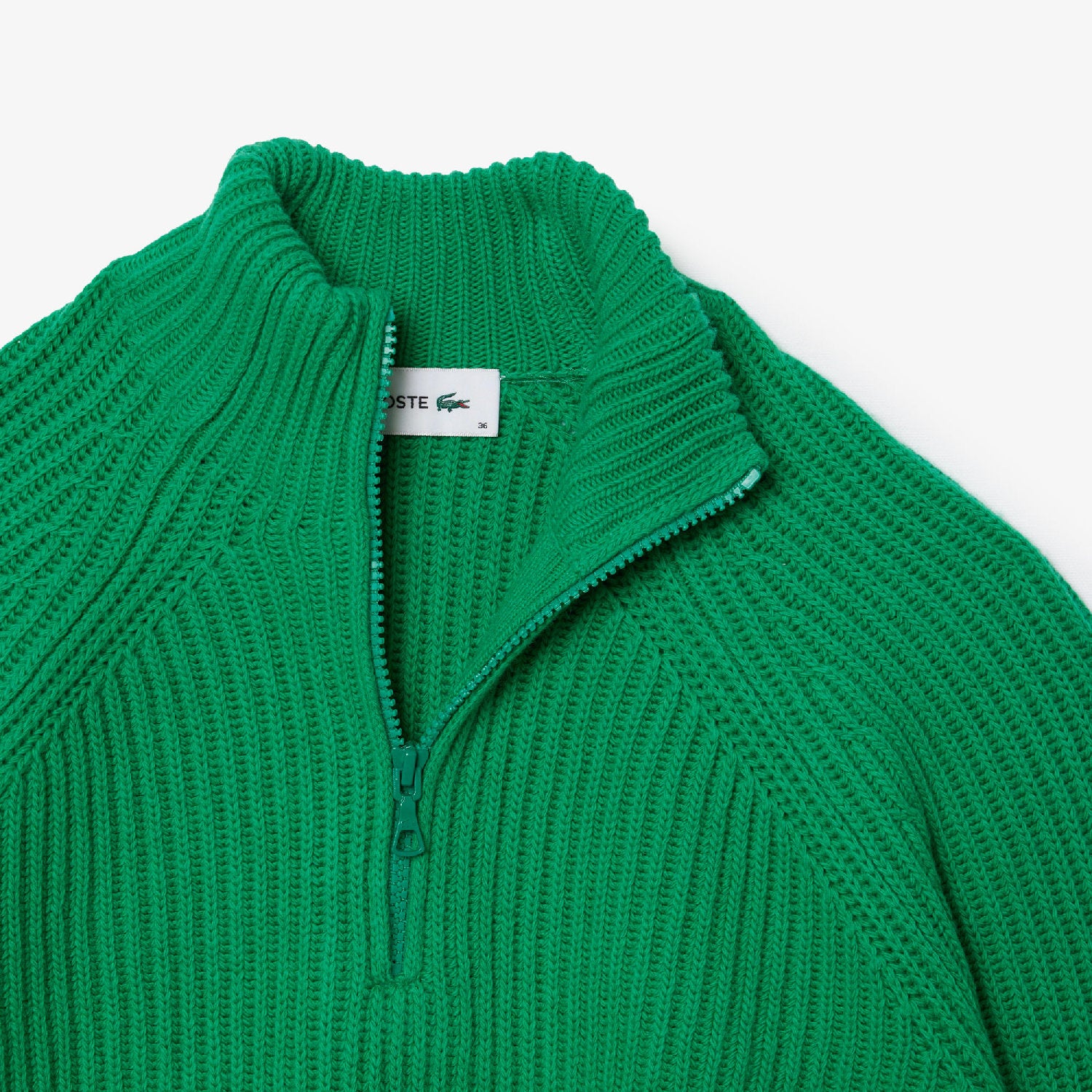 Pull à col zippé en laine - Fluorine
