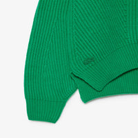 Pull à col zippé en laine - Fluorine